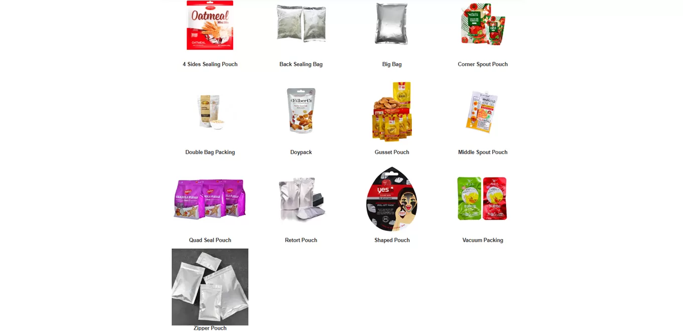 Wide Adaptability for Various Premade Pouches