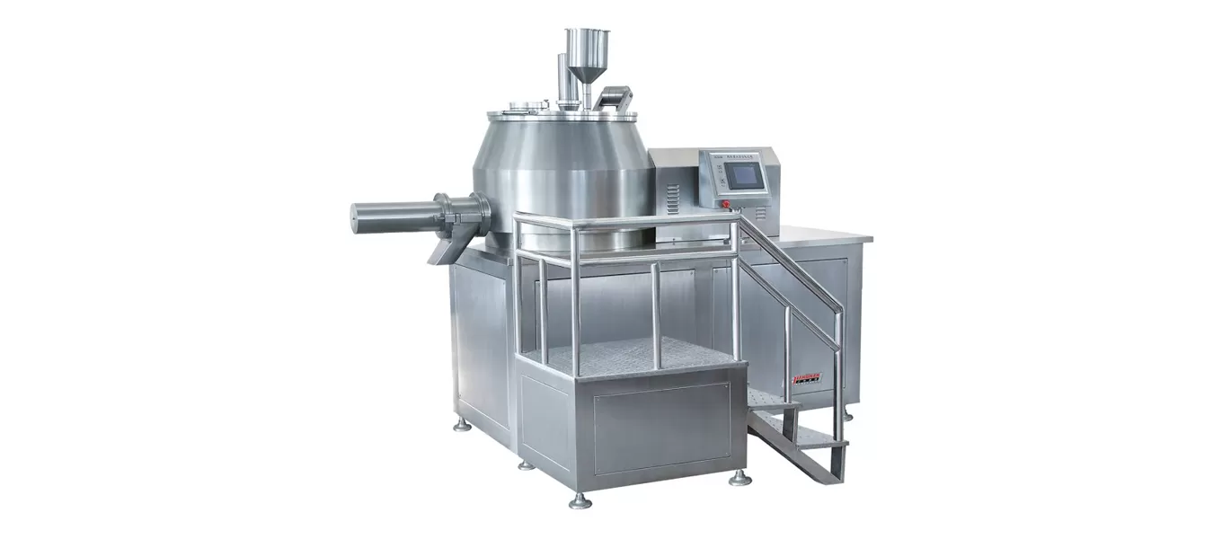 Features of HLSG Series Wet Mixing Granulator