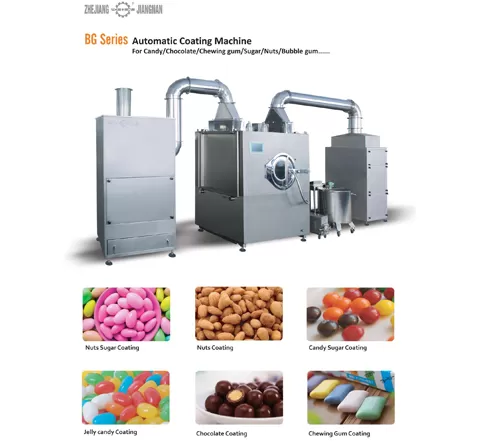coating machine chocolate